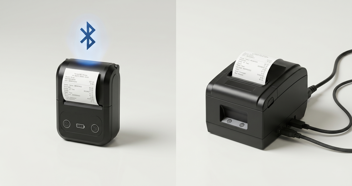 Bluetooth vs Wired Thermal Printers: Which Connectivity Is Right for Your Business?